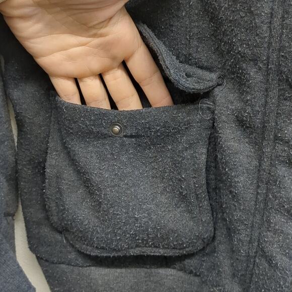 Paris Blues Black Coat with lined Hood size 2X - Picture 3 of 6